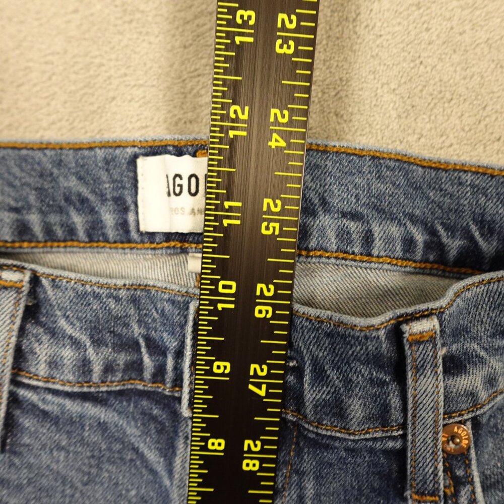Agolde Jeans‎ Toni Slim High Rise Ankle Women's 28 distressed hems Stratosphere - Picture 5 of 12